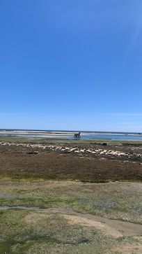 Towards Fuseta Island - tide out