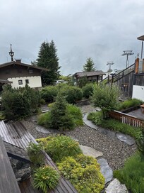 Ausblick bei Regen