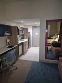 Don't mind my belongings, felt like I was in my very own apartment or new purchase home!