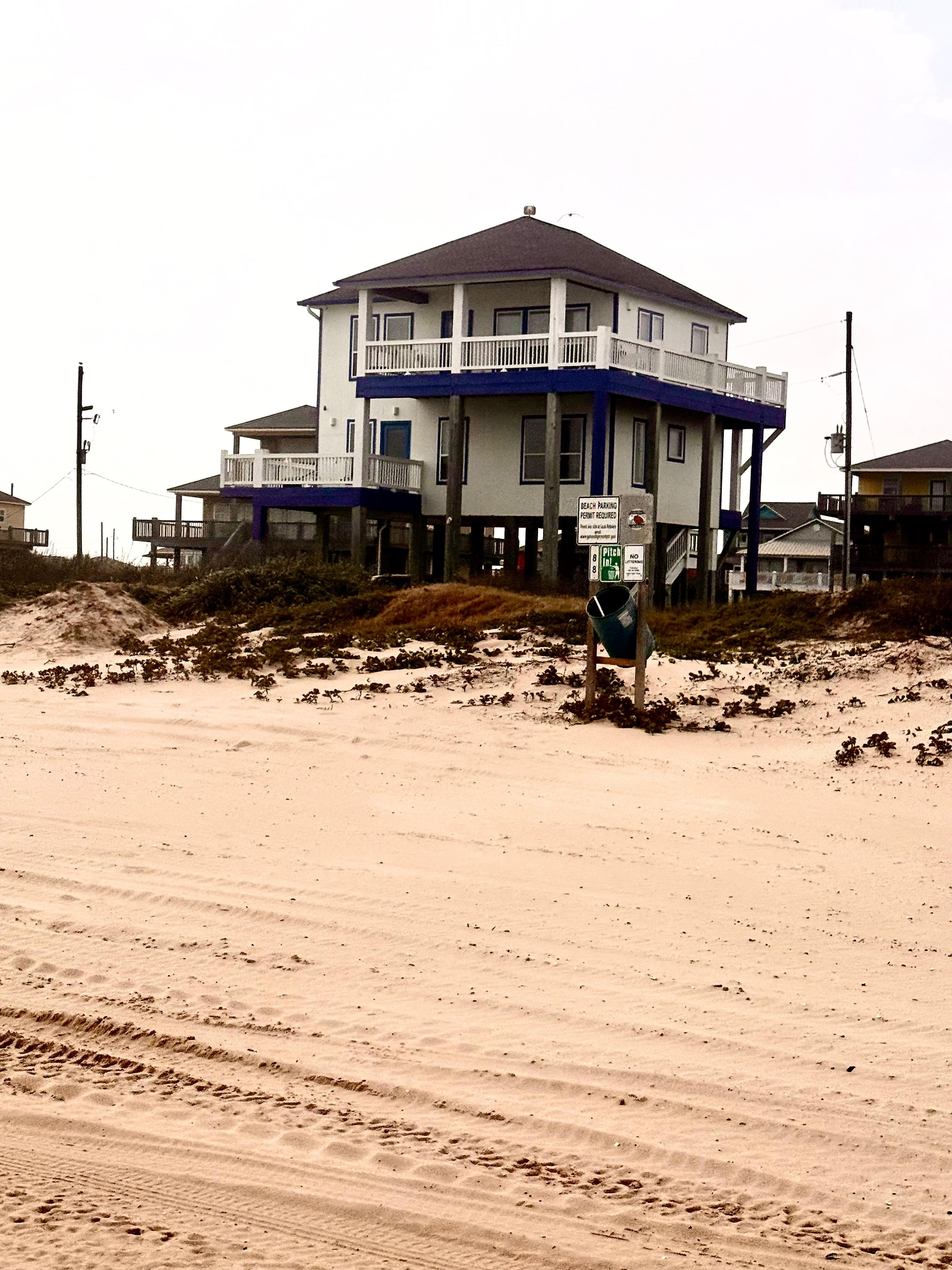 Front of the beach house 