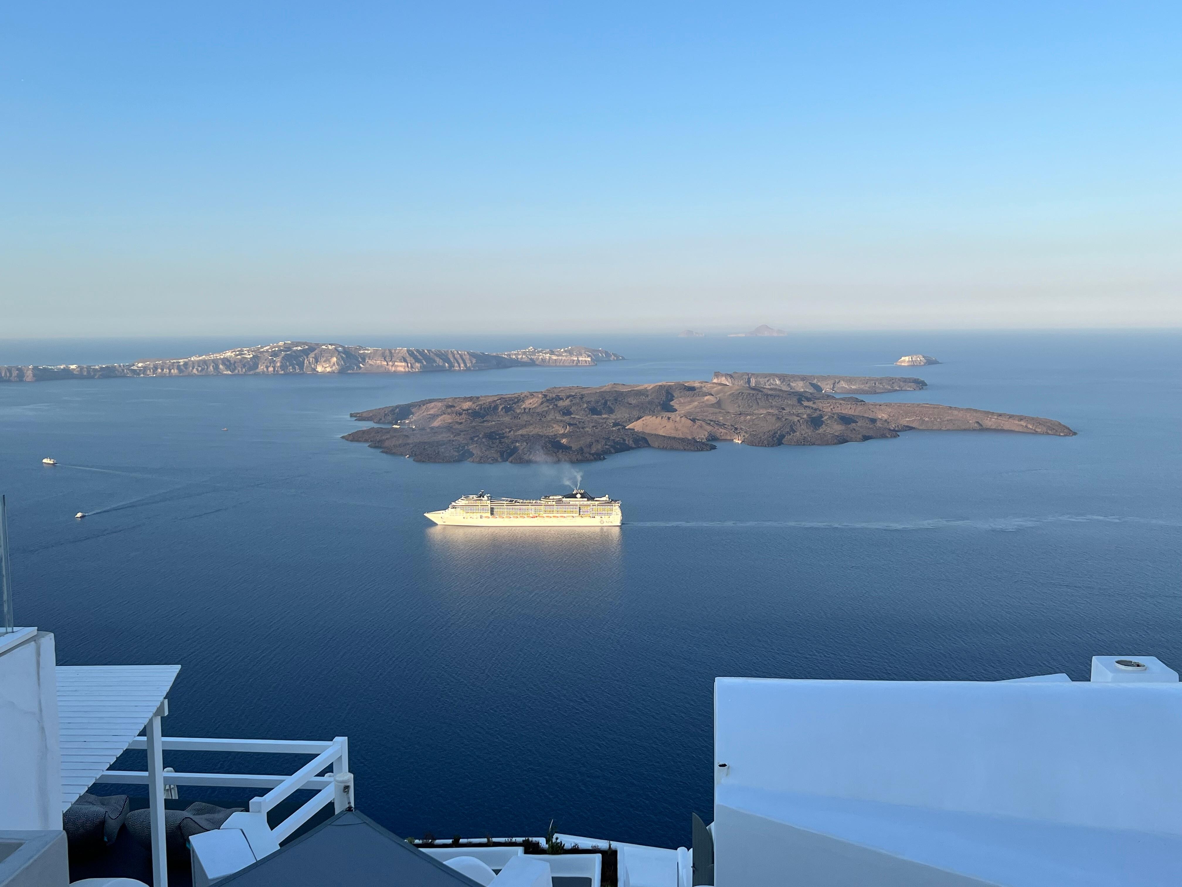 View from Belvedere suite terrace