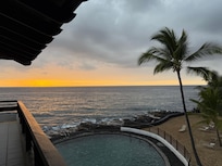 Beach and salt water pool