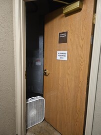 Elevator closet seems something is actively wrong with elevator