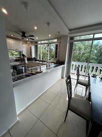 Kitchen and dinning room view