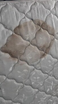 Mattress stained