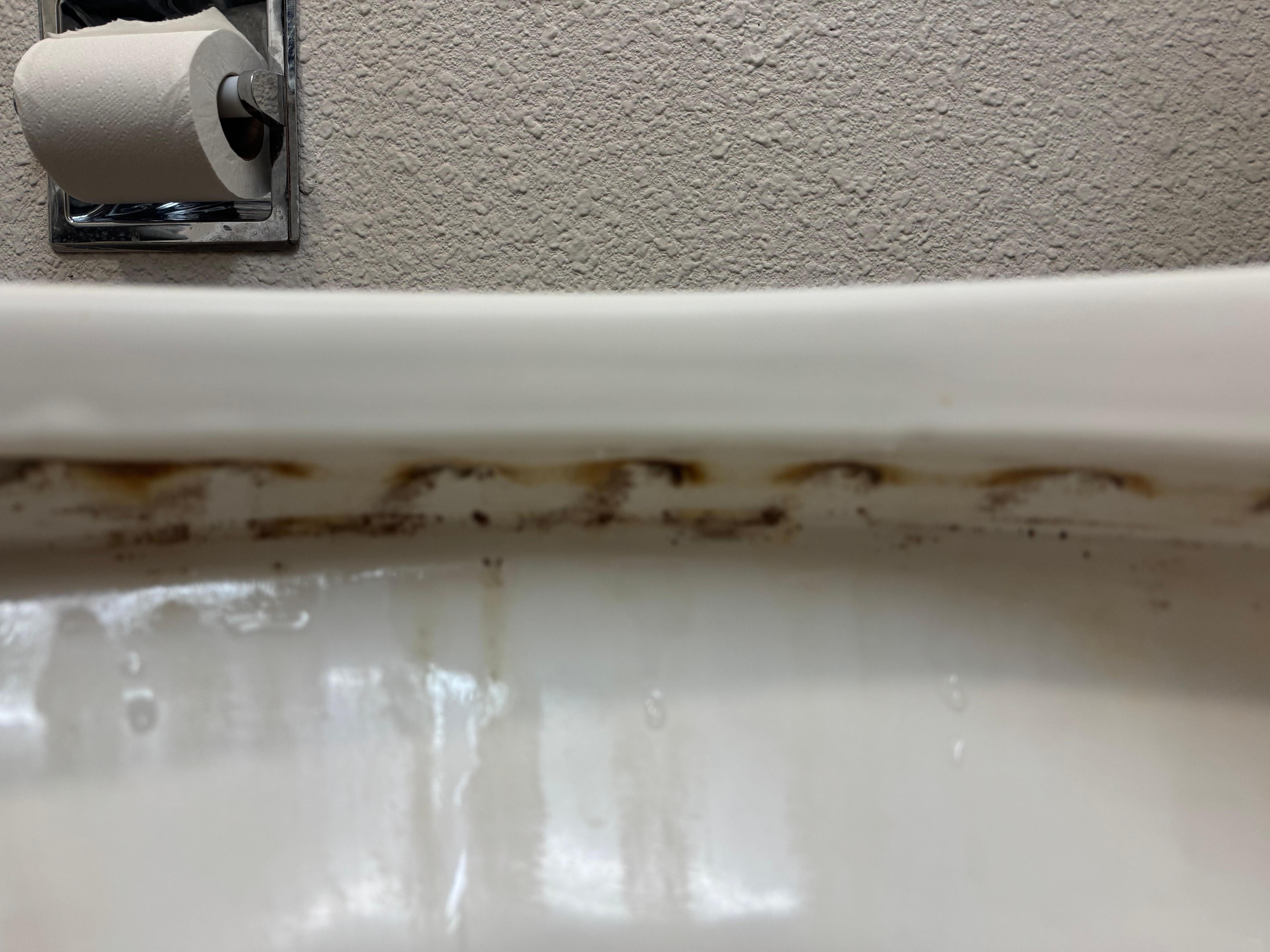 Esto es el escusado estaba asqueroso 