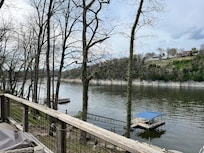 Harrington Lake winter water level.