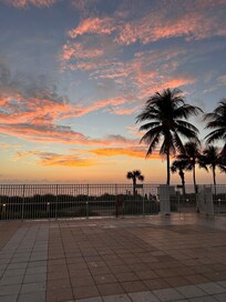 Sunrise from the pool deck