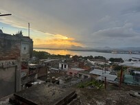 Foto vanaf het terras