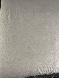 Bed 2-top sheet stains