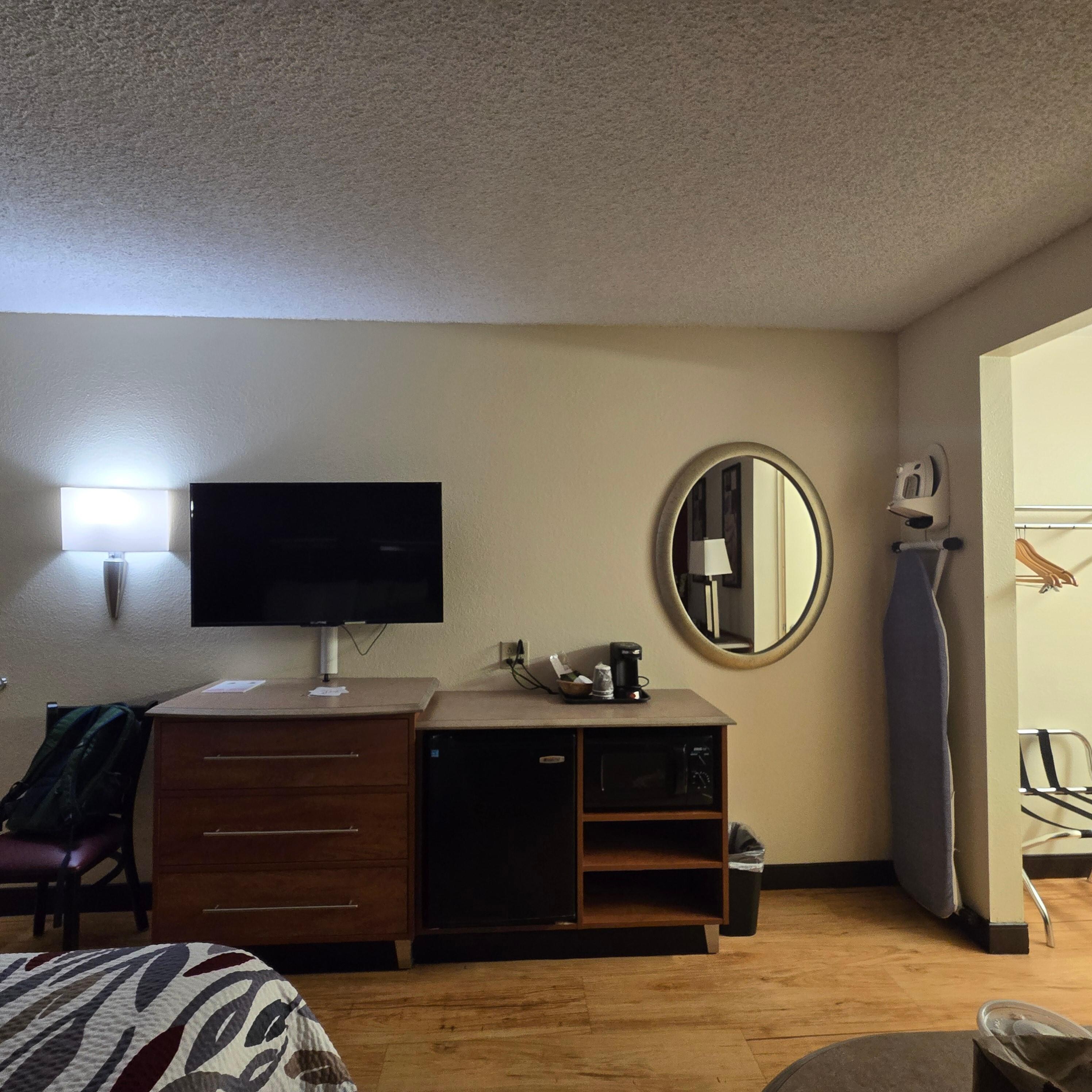 Across the room