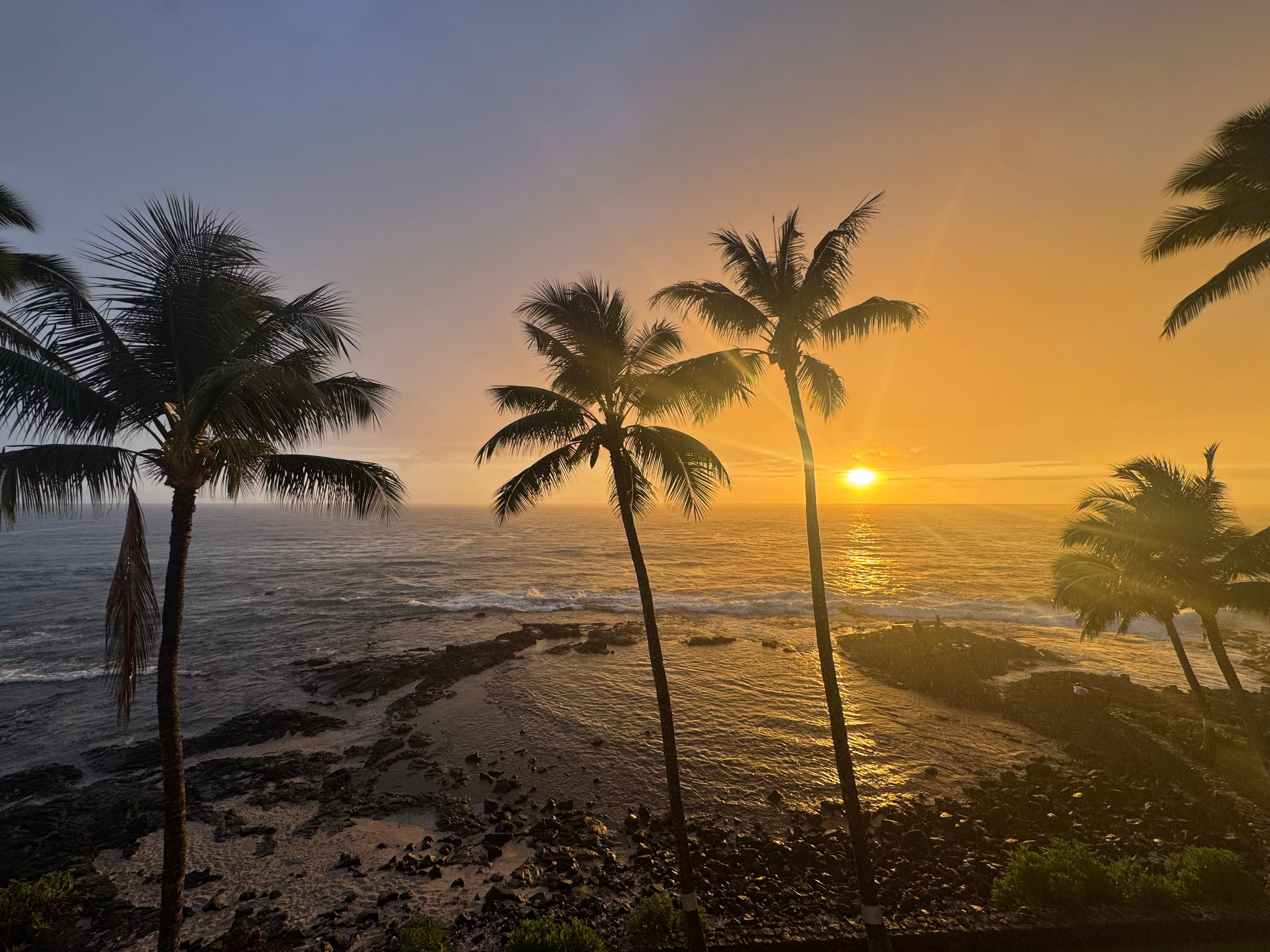 Sunset from the lanai
