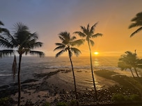 Sunset from the lanai