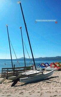 Une des plages d'Argelès