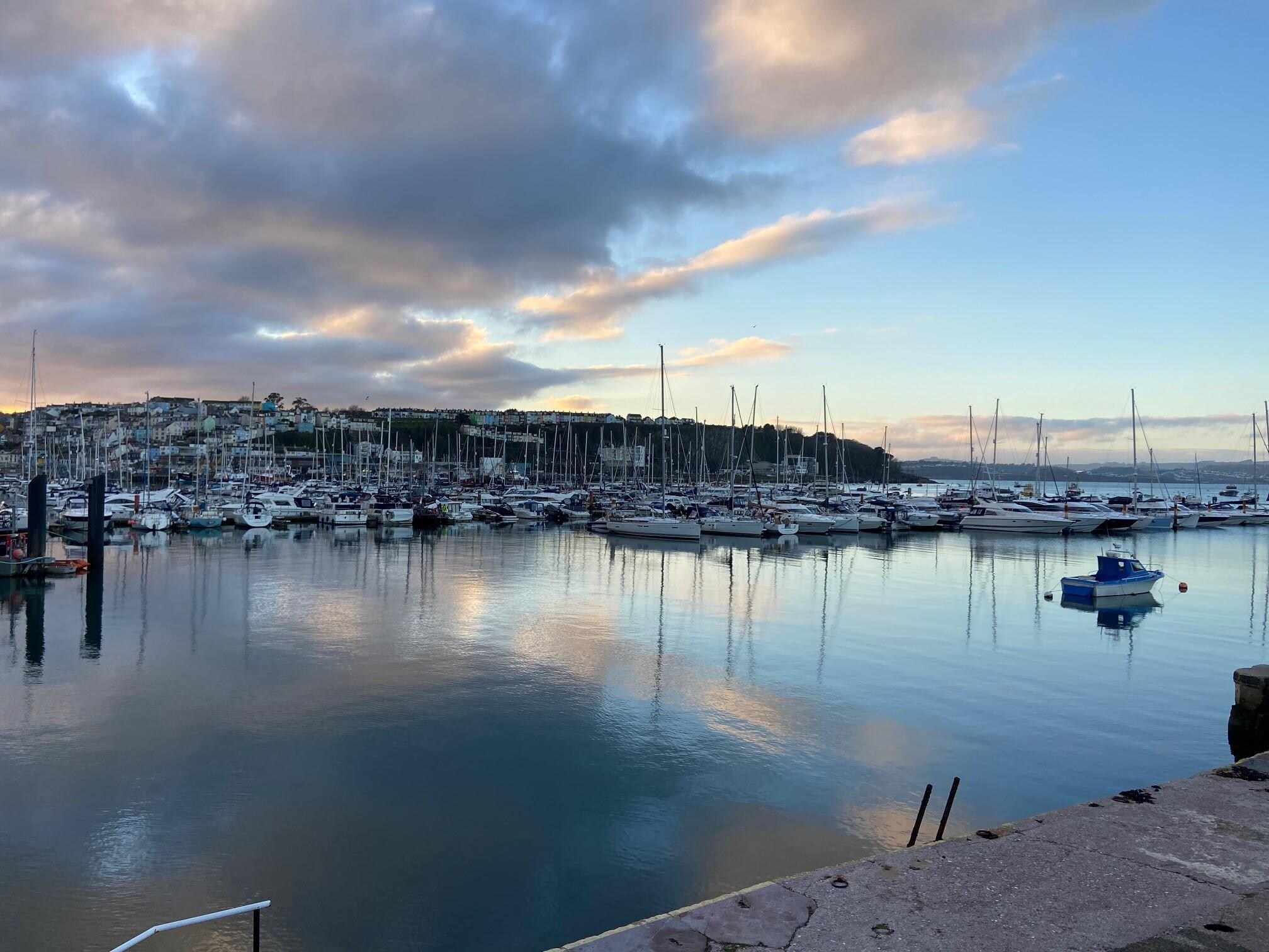 From the marina quayside
