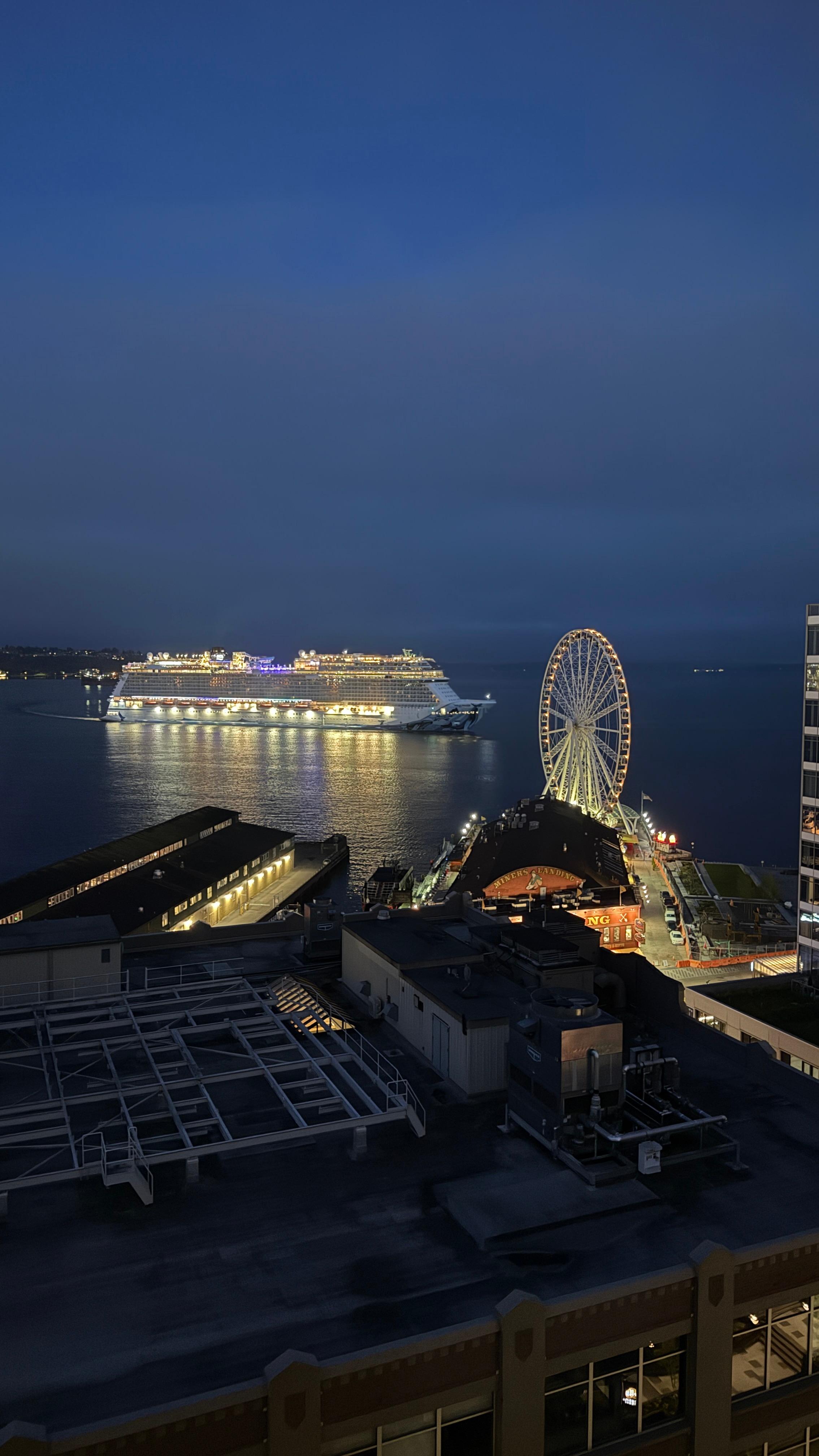 Nighttime view