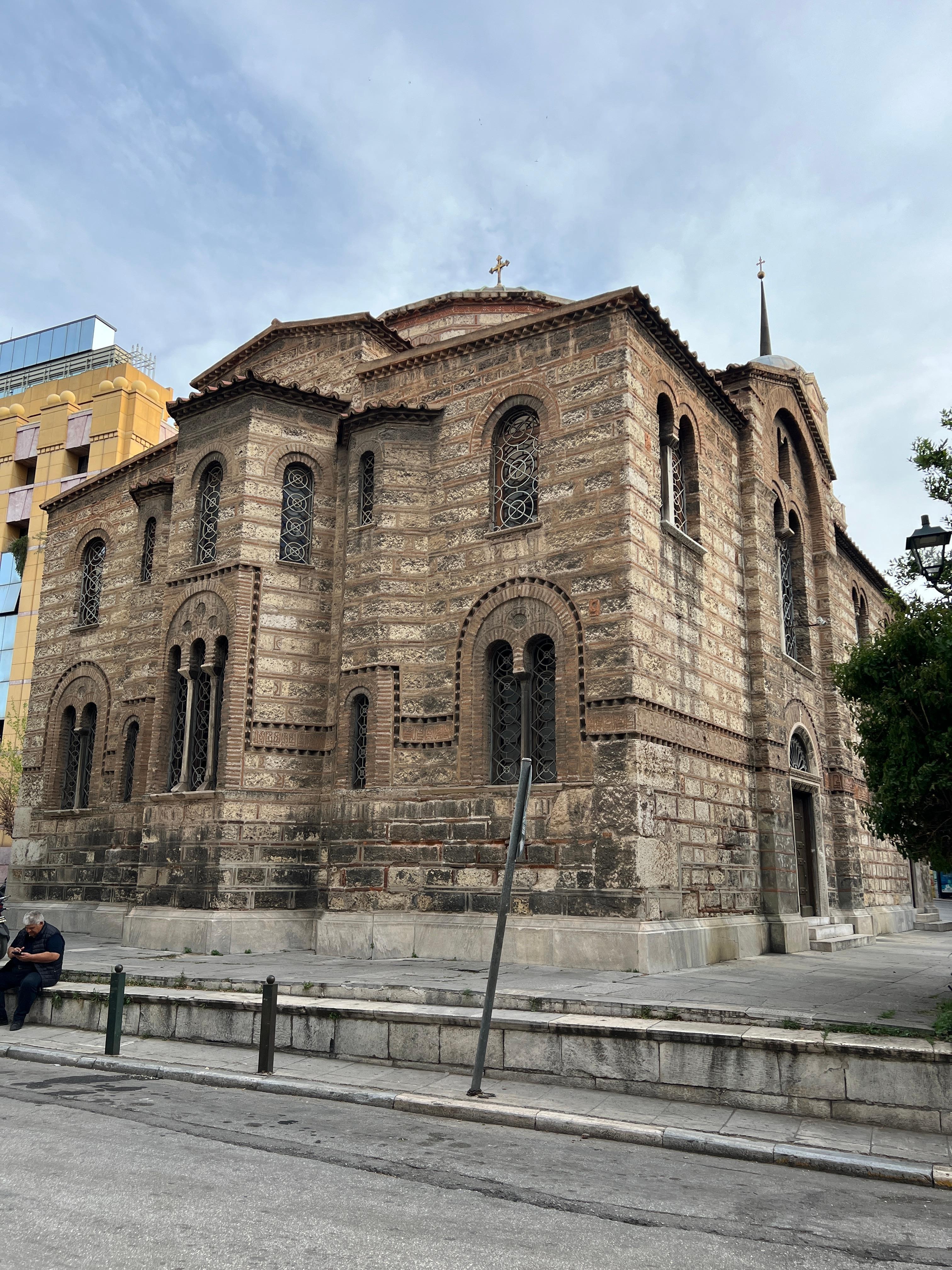 Church across the street 