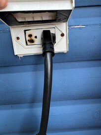 Outlet for hot tub