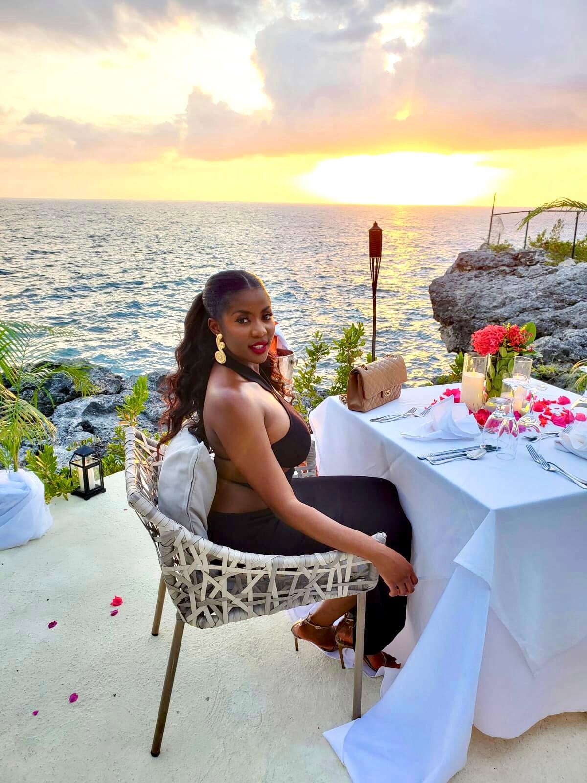 Sunset birthday dinner