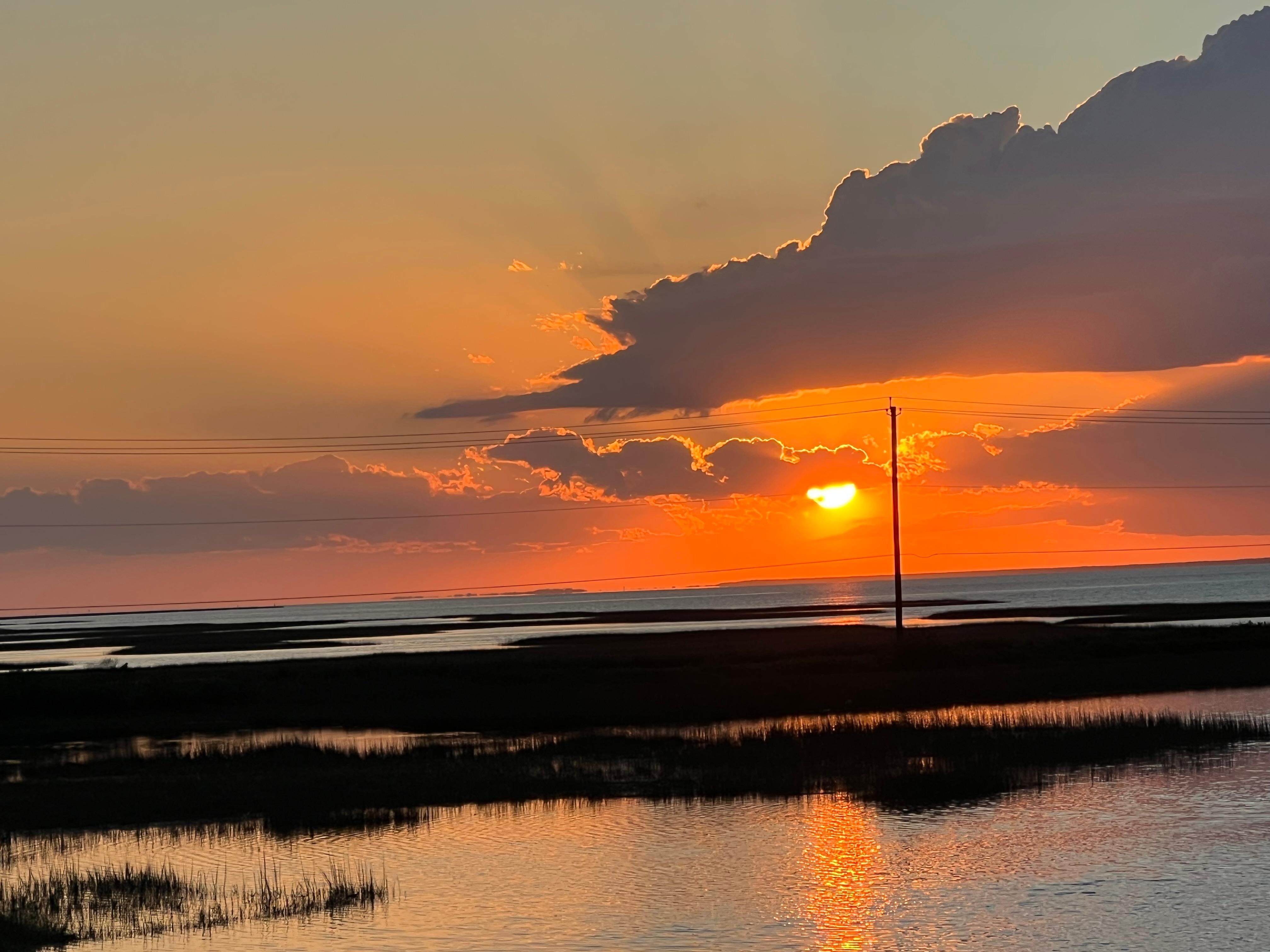 Sunset on Nassau Way