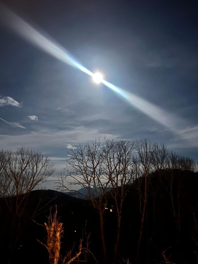 The moon and view were gorgeous.