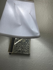 Crushed lamp shades