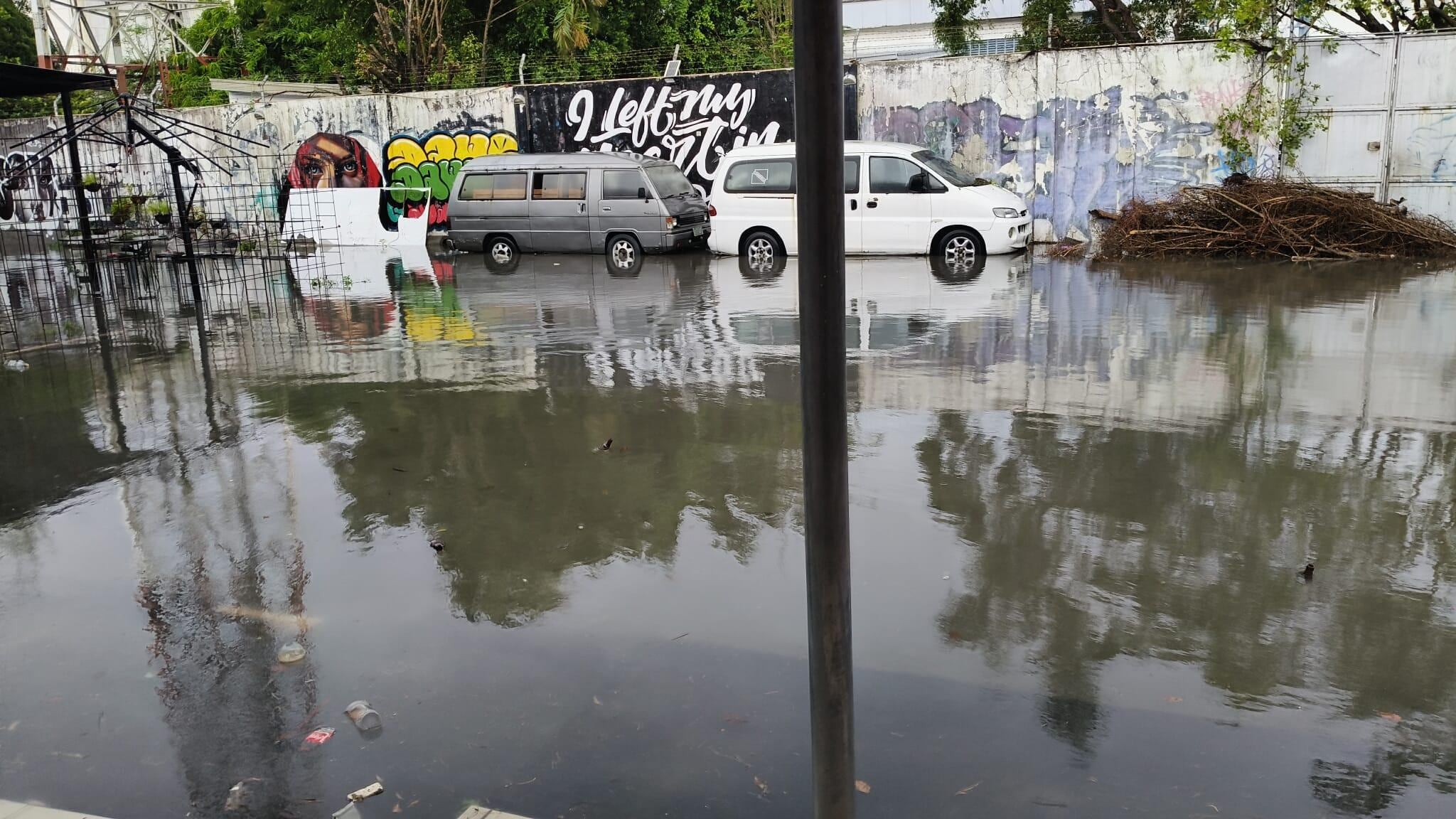 Flooded sorroindings
