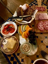 Jeg tilkøbte en Skøn morgenmad alle pengene værd.