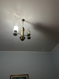 Every light fixture had bulbs missing or none at all
