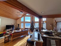 Spectacular view of territory and river