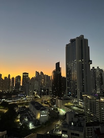 Views from the apartment rooftop