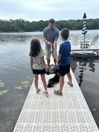 Big bass on the dock!