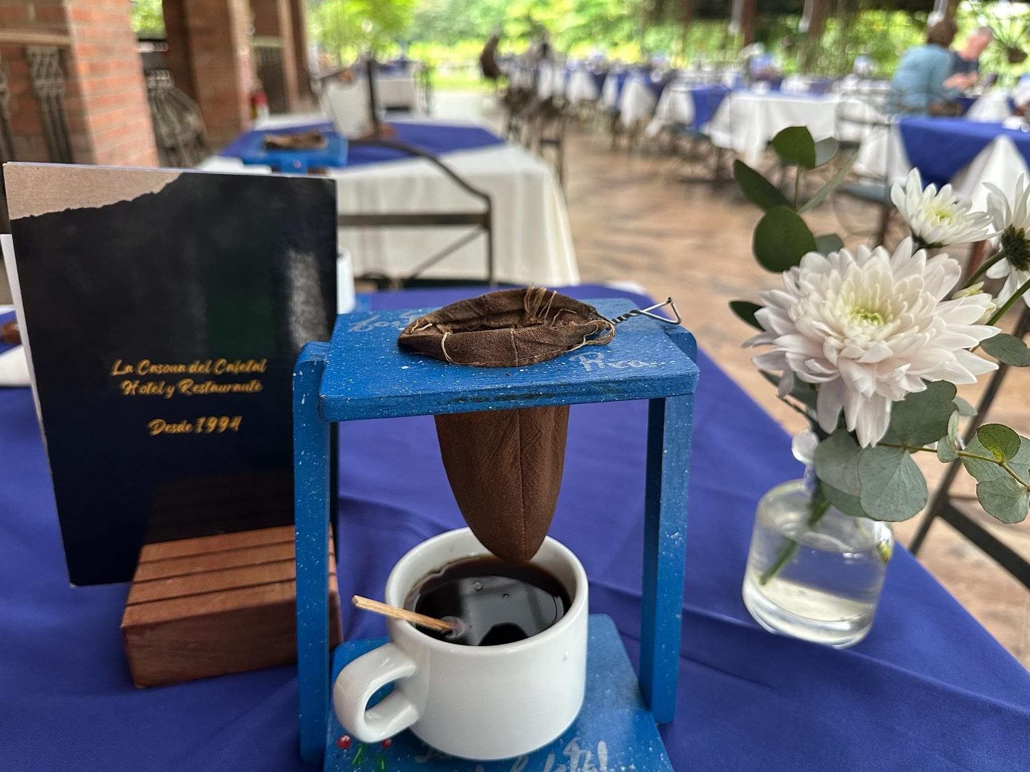 So wird der Café serviert 