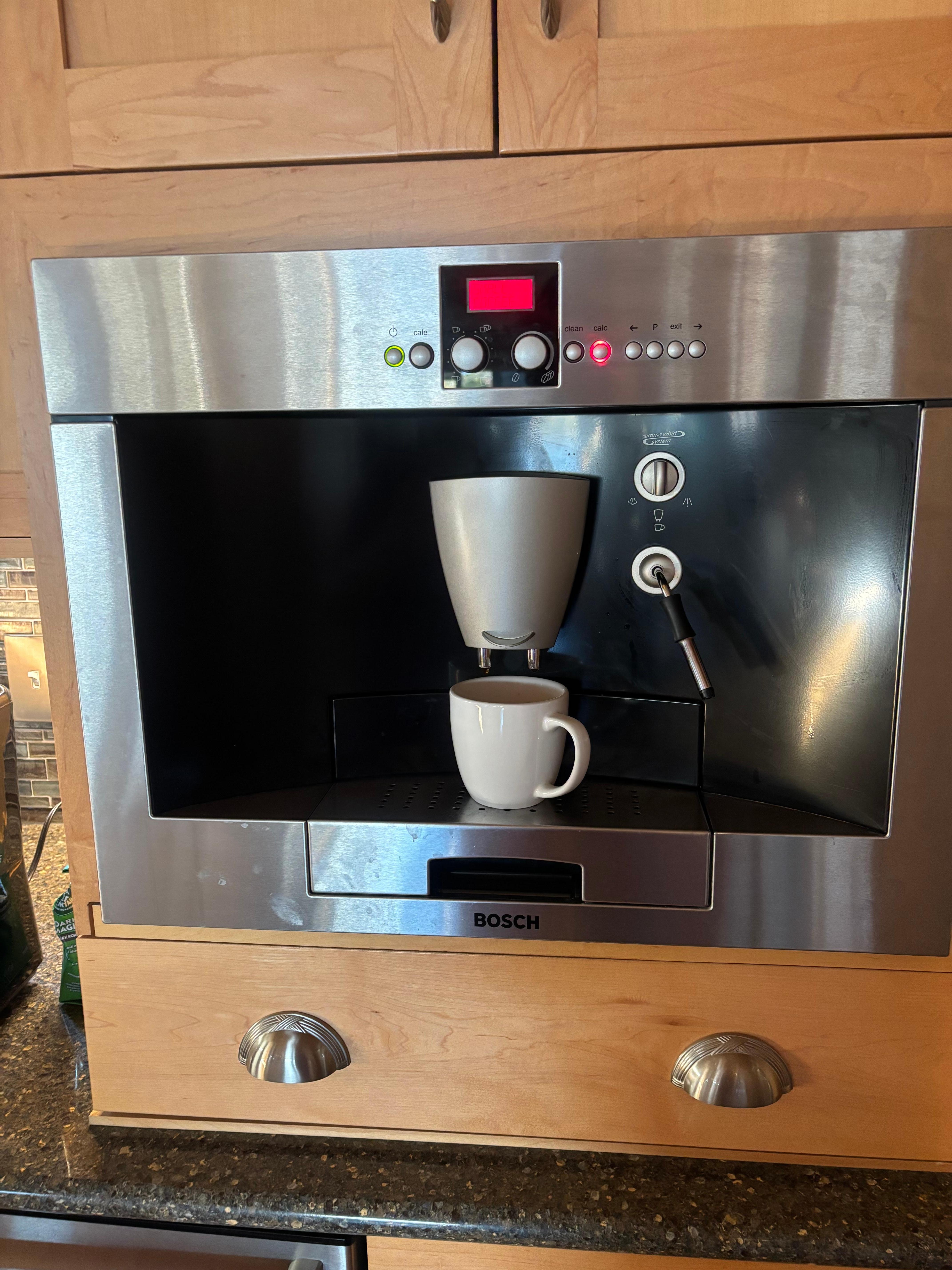 Once you figure out how to use it, this machine is amazing.  Bring whole beans with you!