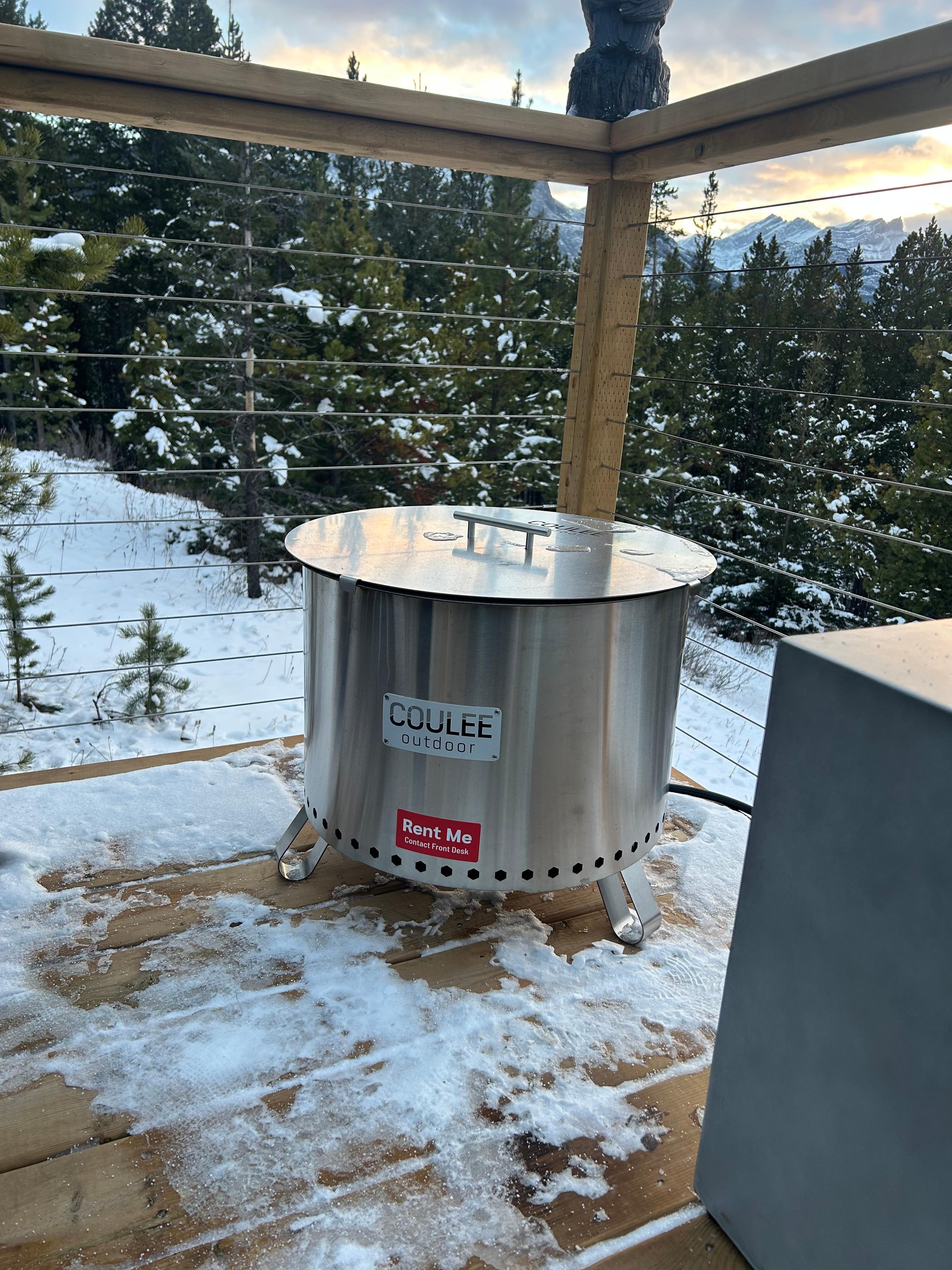 Rent a propane firepit