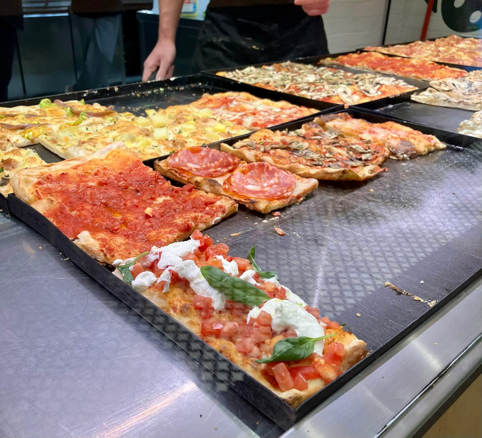 Best pizza at Alice Pizza at the corner block 