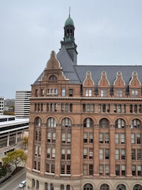 City Hall outside our window