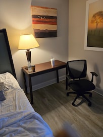 No chairs, has to get chairs