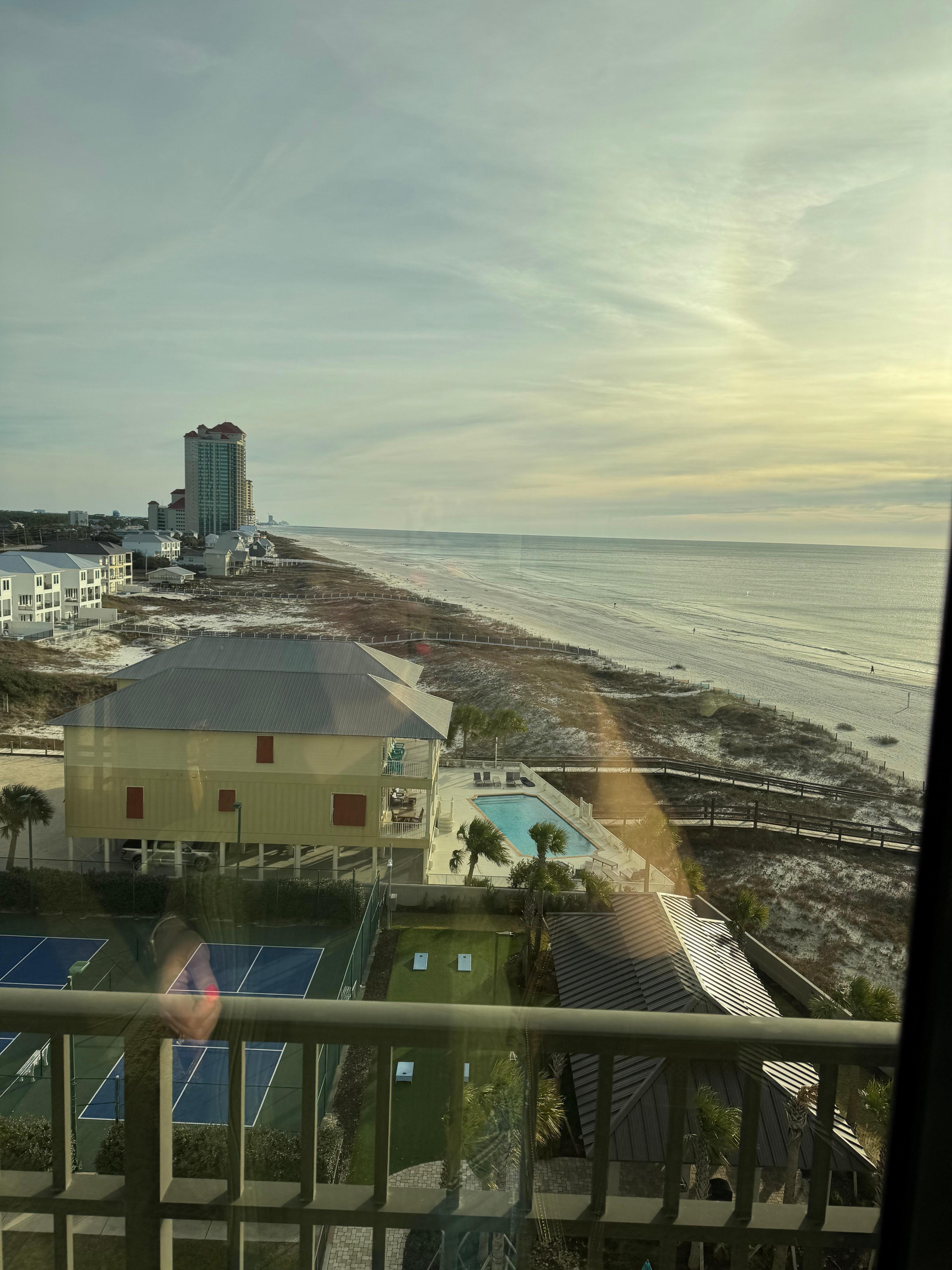 View from any bedroom and family room.