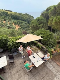 The terrace