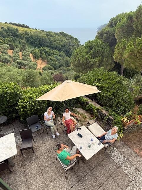 The terrace