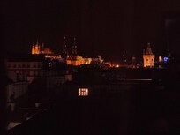 View on the castle from the room