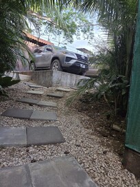 View of our parking spot from the rental