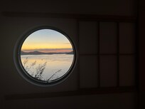 Sunrise from our bedroom window