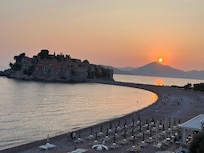 Sunset over Budva.