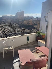 View across the terrace