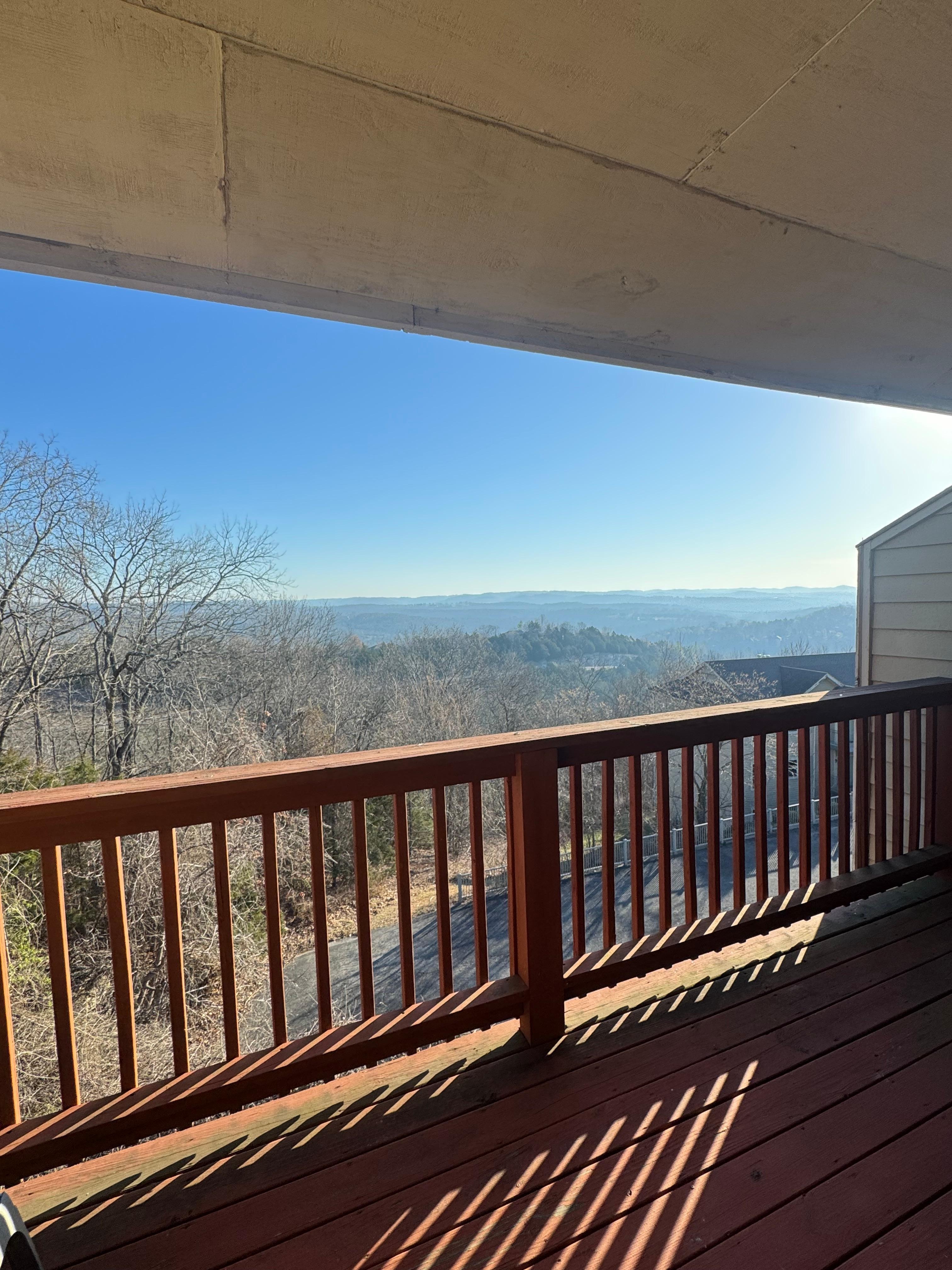 View from the balcony 