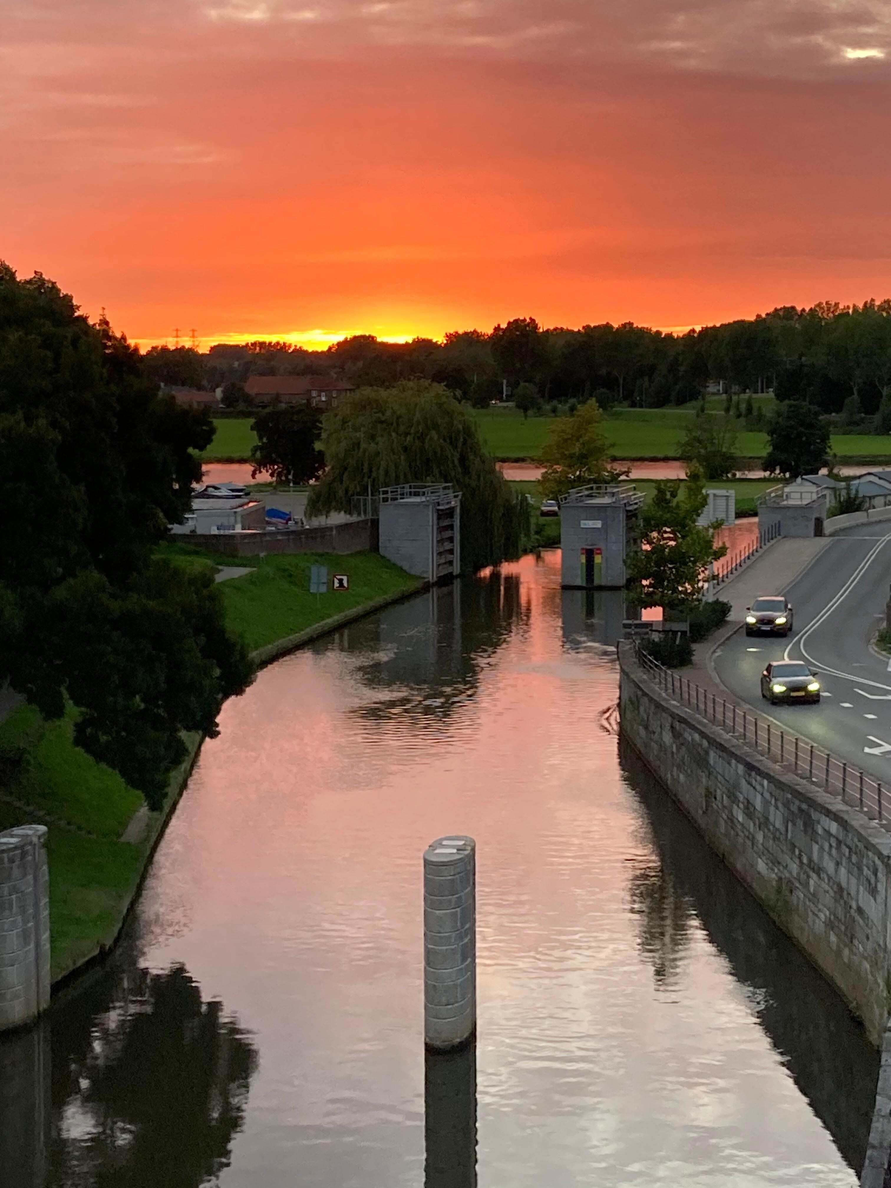 Udsigt fra balkon