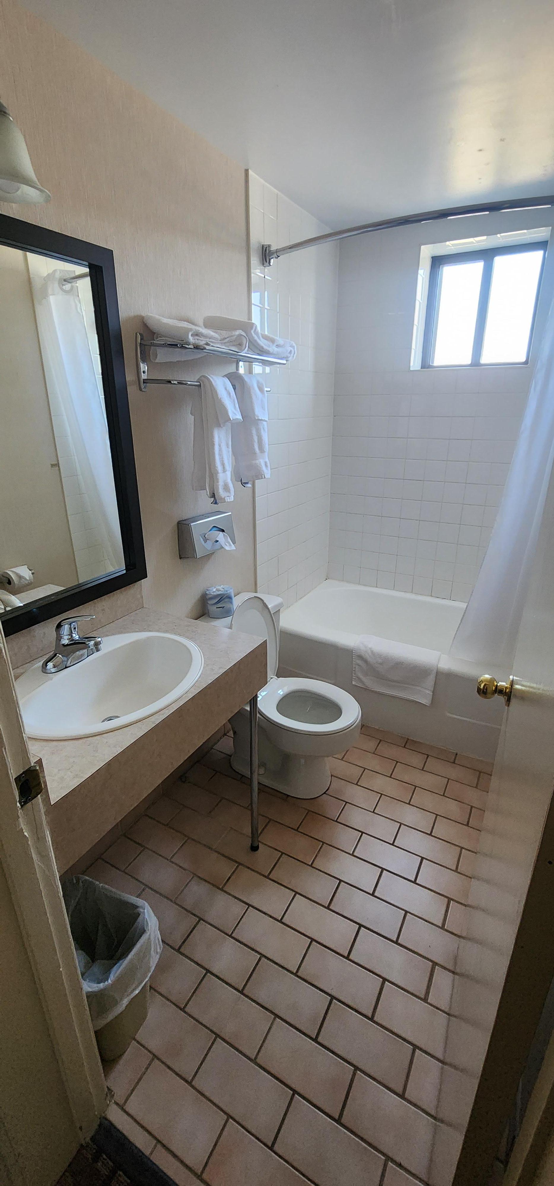 Bathroom ok on first glance.