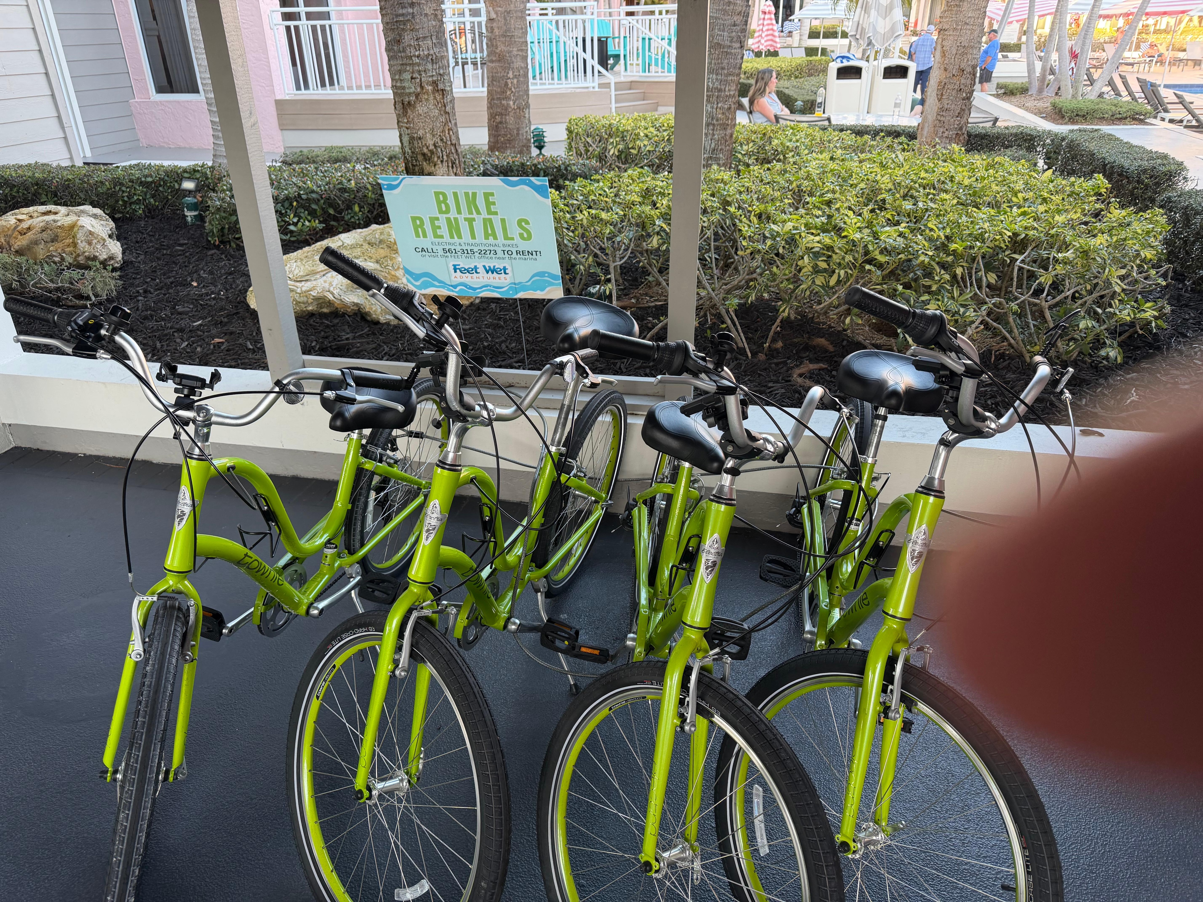 Bike rentals available